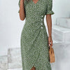 Giselle™ | Floral V-Hals Kjole