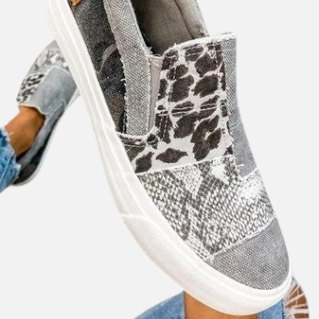 Susanne | Slip-on Sneakers med Dyreprint