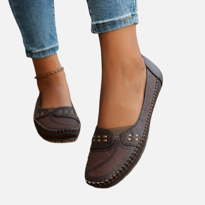 Karen | Bekvemme Slip-on Loafers, Flade Sko