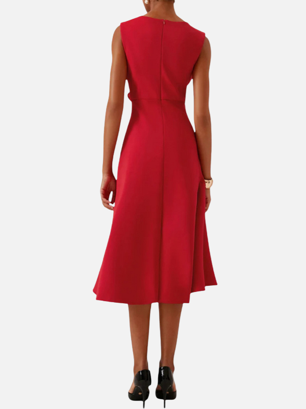 Anna | Elegant Figursyet Festkjole i Midi