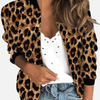 Ida | Bomberjakke med Leopardprint & Lynlås