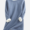 Kirsten | Sherpa-foret Sweatshirt i Blød Fleece