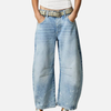 Anna | Barrel Jeans med Rund Pasform til Dame