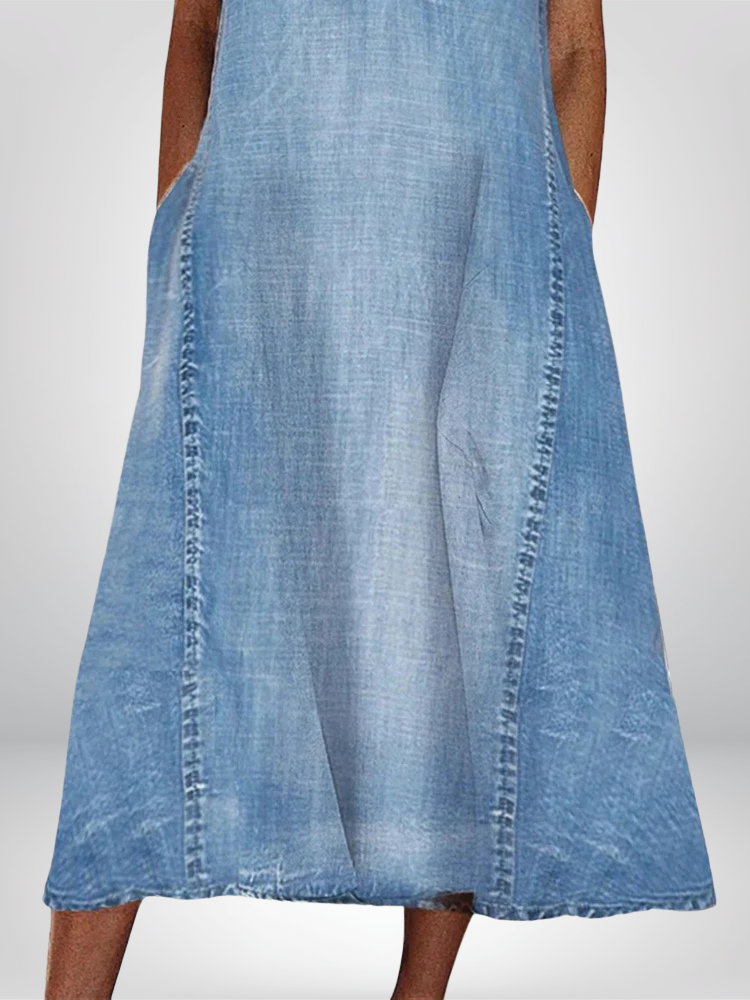 Alara™ | Denim Komfortkjole