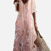 Pia | Blomstret Maxikjole, Boho Sommerkjole