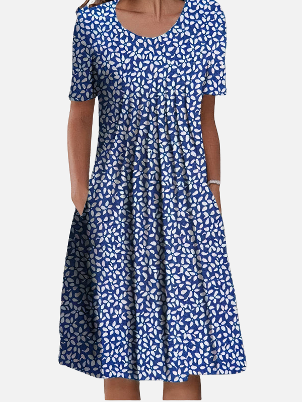 Susanne | Blomstret Midikjole, Sommerkjole