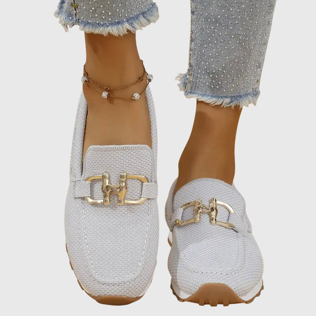 Karen | Loafers med Spænde og Plateau