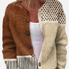 Marianne | Prikket Strikcardigan i Patchwork