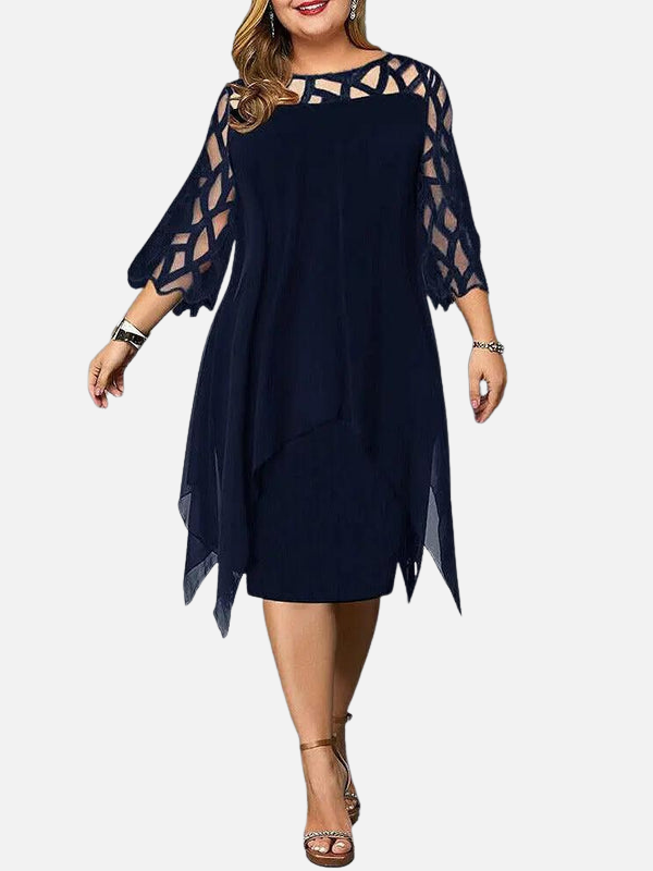 Maria | Festkjole Midikjole, Plus Size, Elegant