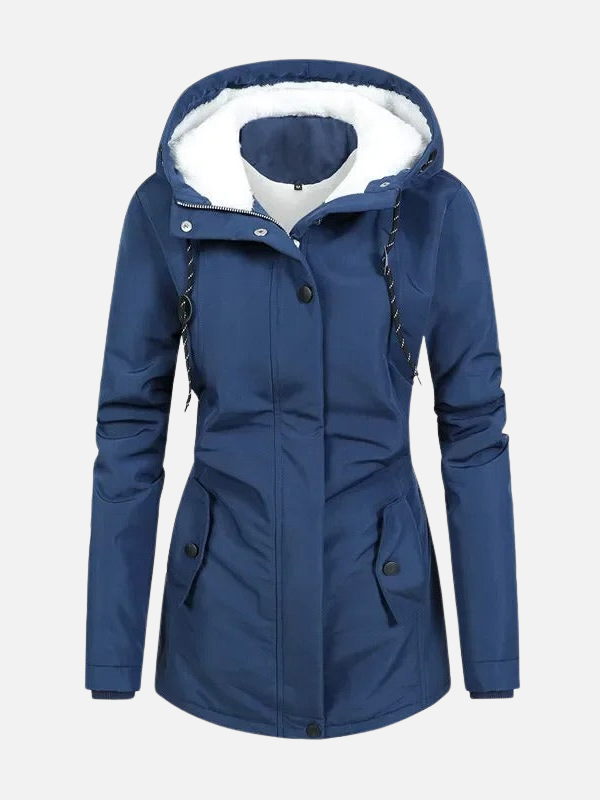 Lene | Foret Parka med Hætte & Teddyfór – Dame