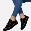 Susanne | Lave Sneakers med Kæde og Metaldetalje