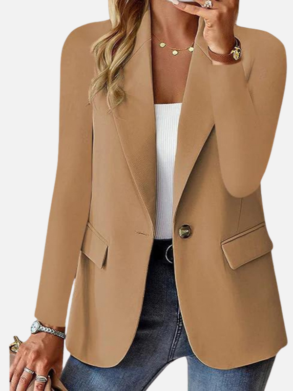 Camilla | Elegant Dameblazer med Enkeltknap