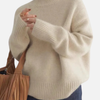 Karen | Blød Rullekravesweater i Oversize