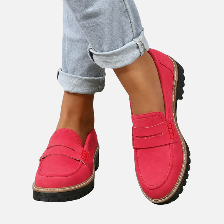 Mette | Chunky Penny Loafers til Dame, Klassisk