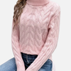 Kirsten | Kabelstrik Sweater med Rullekrave – Dame