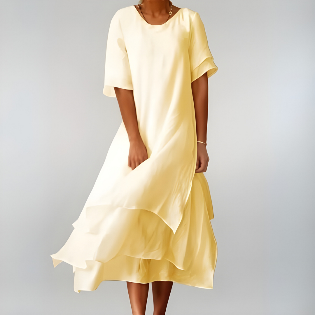 Agnès | Letvægts og Elegant Maxi Kjole