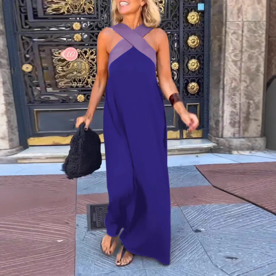Aimee™ | Åndbar Komfortabel Kryds Maxi Kjole