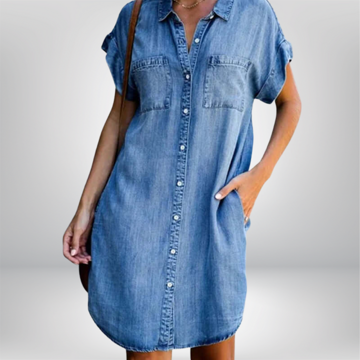 Arden™ | Casual Denim Kjole