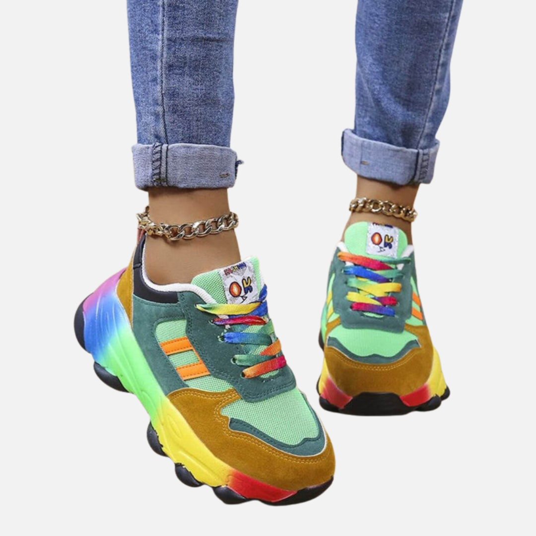 Pia | Livlige Chunky Platform Sneakers