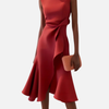 Anna | Elegant Figursyet Festkjole i Midi