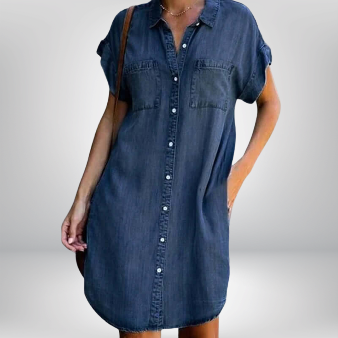 Arden™ | Casual Denim Kjole