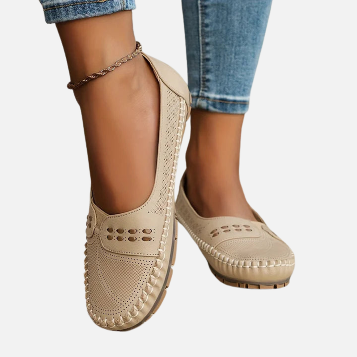 Karen | Bekvemme Slip-on Loafers, Flade Sko