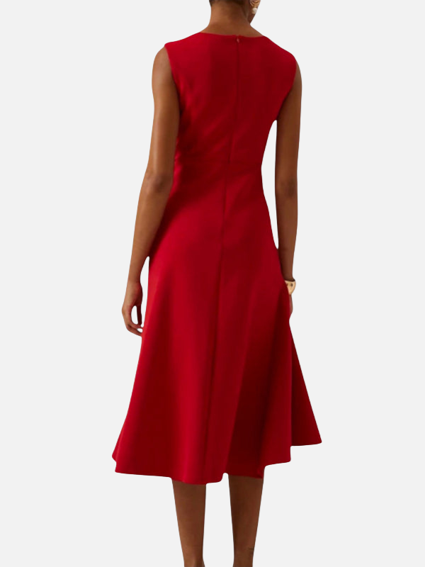 Anna | Elegant Figursyet Festkjole i Midi