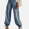 Anna | Løse Jeans med Elastik i Anklerne