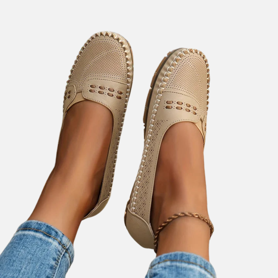 Karen | Bekvemme Slip-on Loafers, Flade Sko