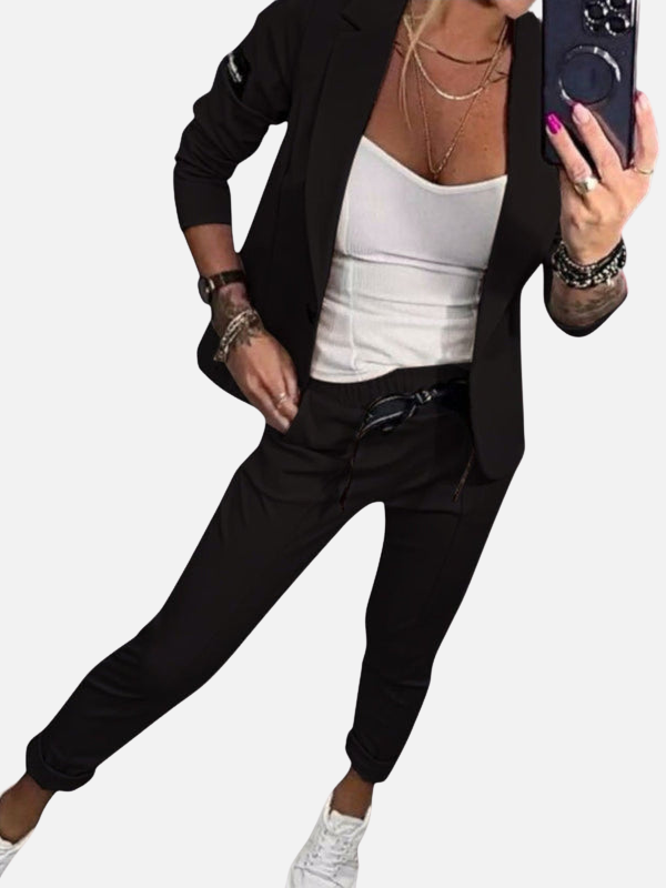 Camilla | Afslappet Blazersæt – Blazer & Bukser