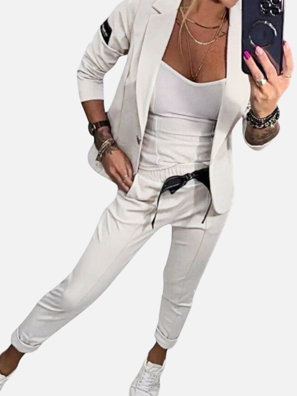 Camilla | Afslappet Blazersæt – Blazer & Bukser