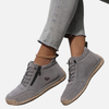 Hanne | Ankelsneakers med Lynlås og Snøre