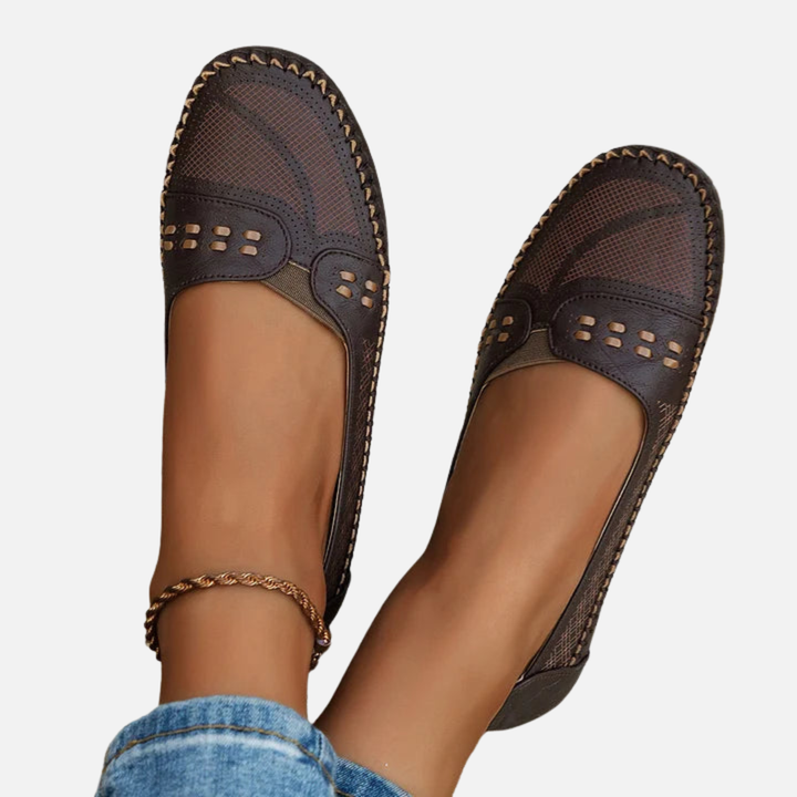Karen | Bekvemme Slip-on Loafers, Flade Sko