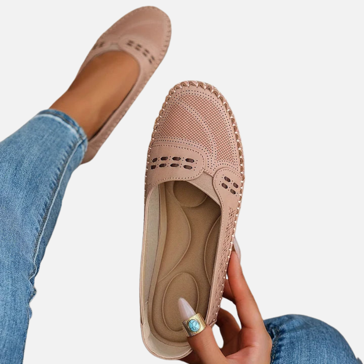 Karen | Bekvemme Slip-on Loafers, Flade Sko