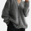 Camilla | Blød Cardigan med V-Hals, Oversize