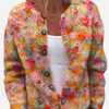 Camilla | Blomstret Strikcardigan i Farverig Print