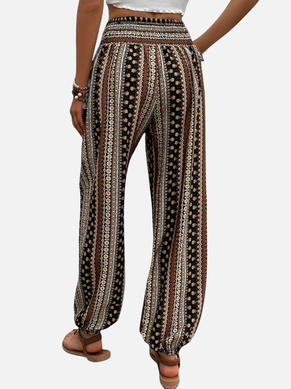 Anna | Boho Haremsbukser med Elastik