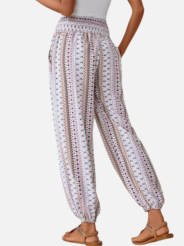 Anna | Boho Haremsbukser med Elastik