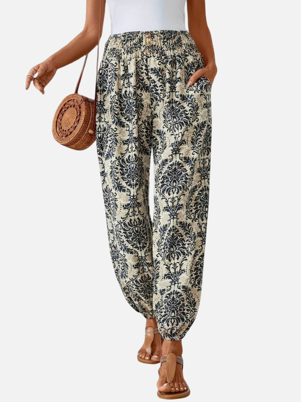 Anna | Boho Haremsbukser med Elastik