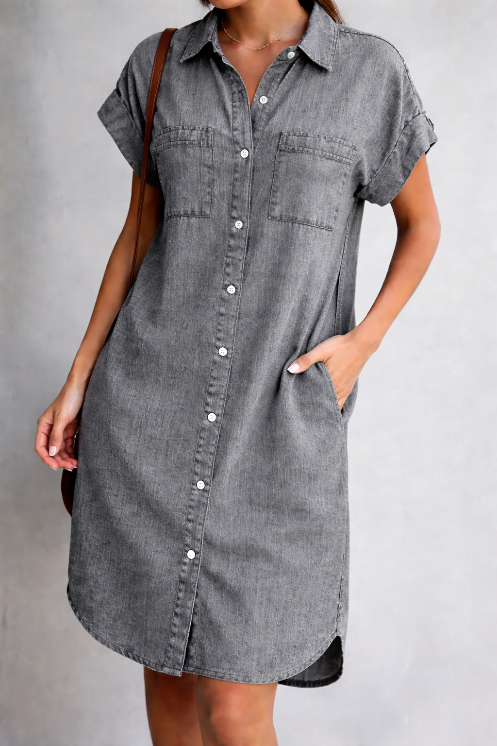 Elenore | Denim Kjole