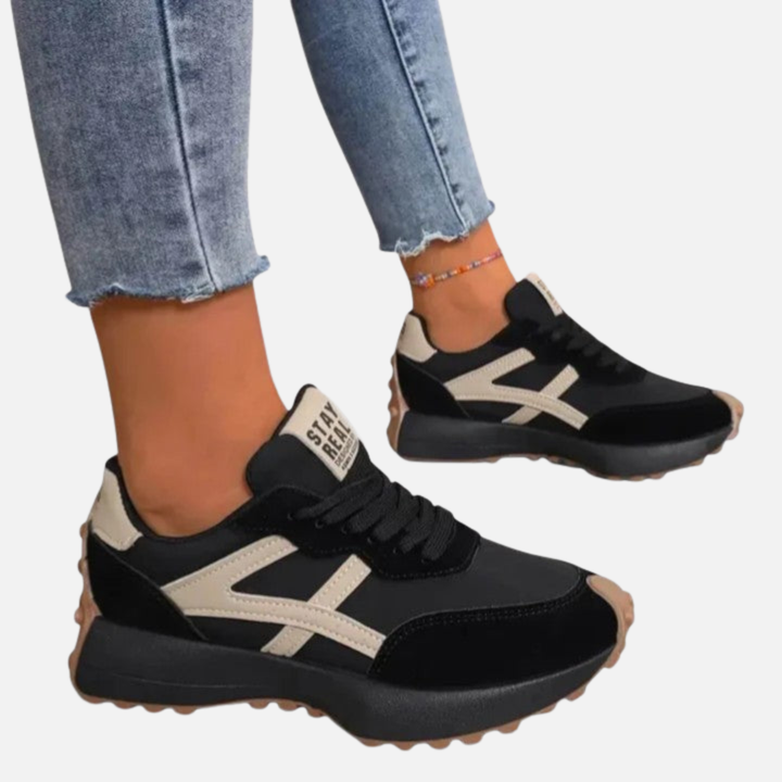 Lone | Chunky Retro Sneakers med Snøre
