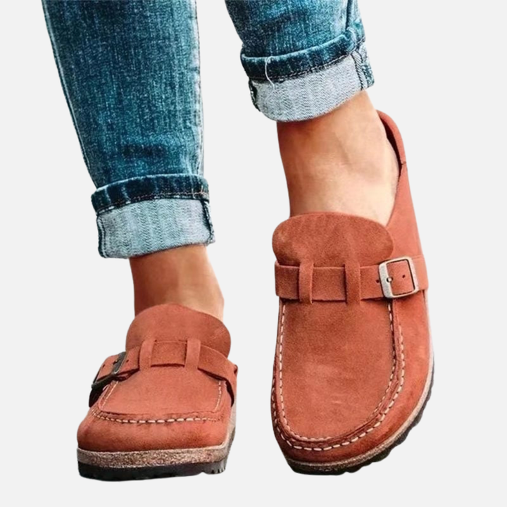 Mette | Clogs med Spænde og Korksål