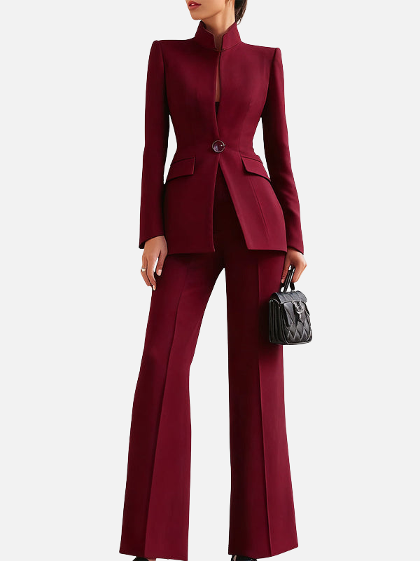 Lone | Elegant Buksedragt – Blazer & Bukser Sæt