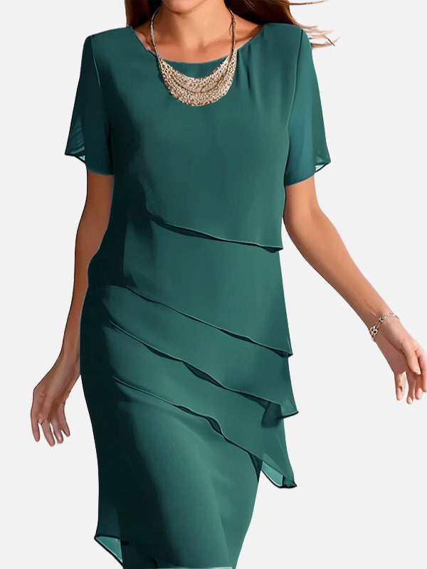 Camilla | Elegant Chiffon Aftenkjole