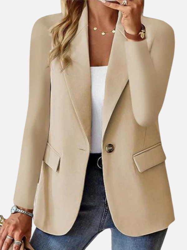 Camilla | Elegant Dameblazer med Enkeltknap