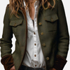 Anne | Grøn Tweedjakke, Army Look