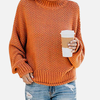 Susanne | Grovstrik Rullekrave Sweater til Dame
