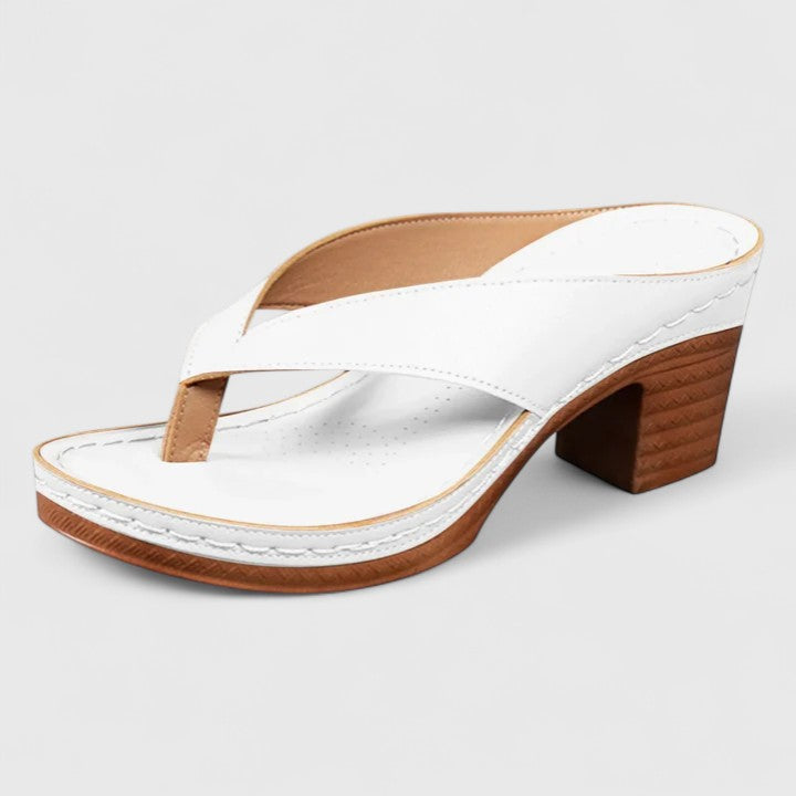 Karen | Mules med Blokhæl og Tåring
