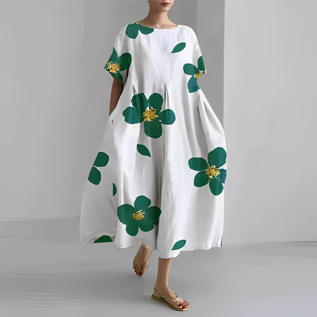 Claire | Bohemsk Blomstret Kjole