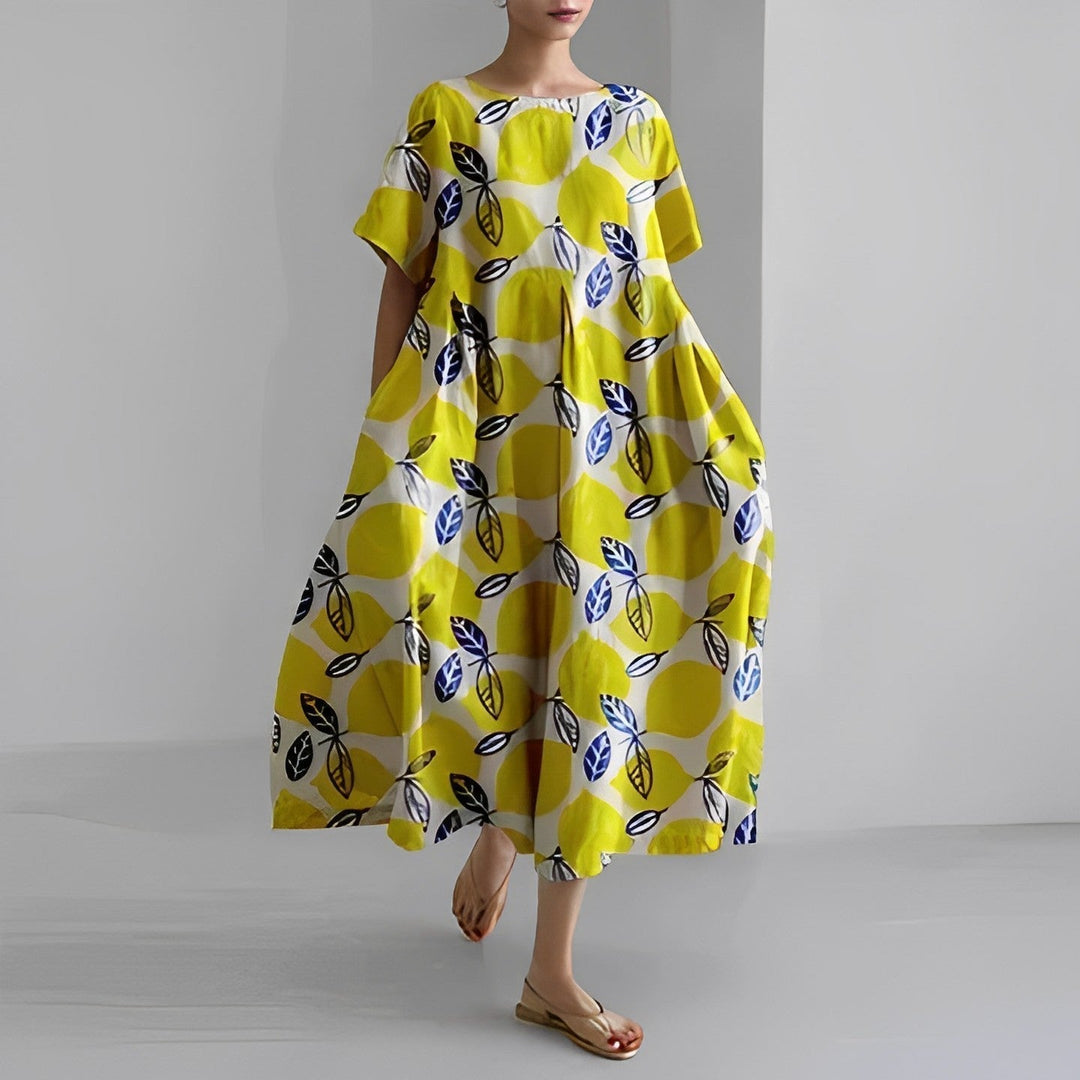 Claire | Bohemsk Blomstret Kjole